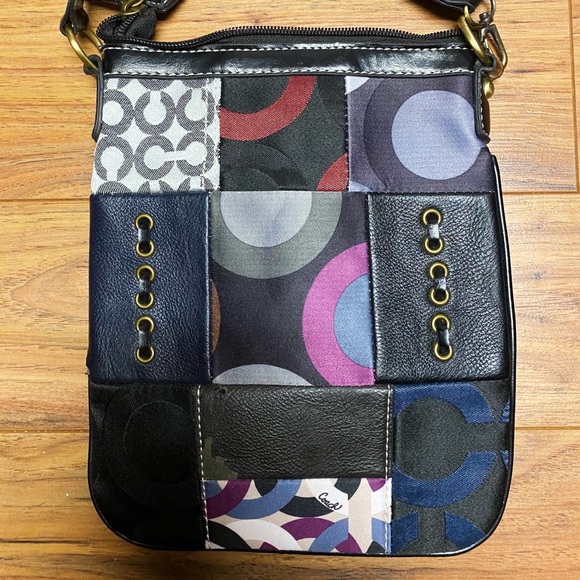 Patchwork Coach Satchel - Picture 8 of 11